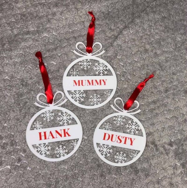 Personalised bauble