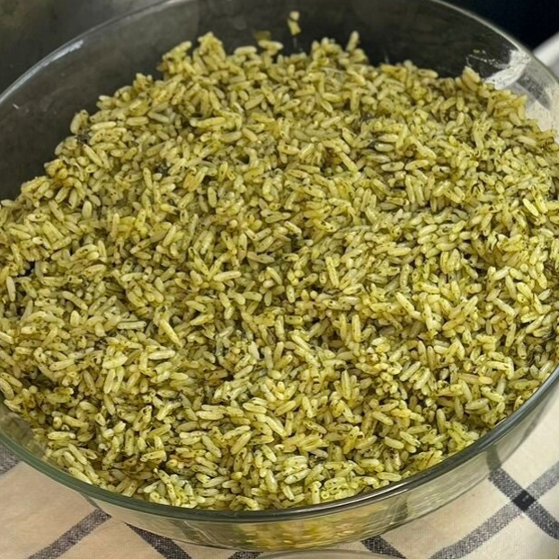 Riz épinards