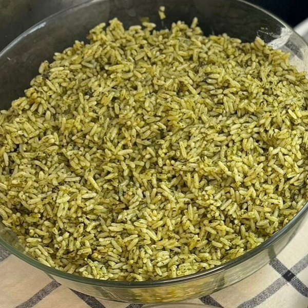 Riz épinards