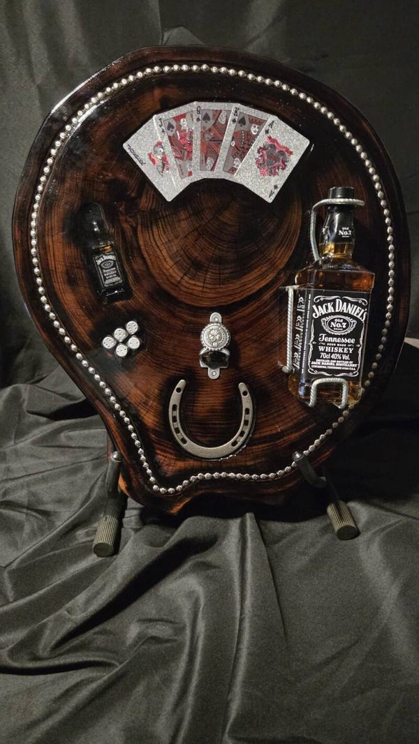 Whiskey block voor in de mancave!