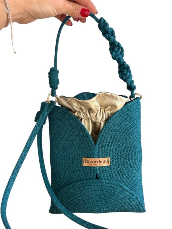 Borsa Giada – Verde Petrolio