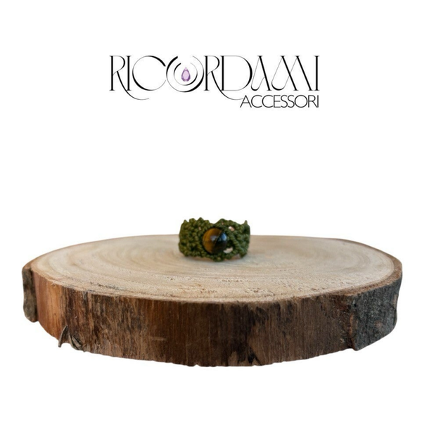 Anello Micro Macramè "Spirito Selva"