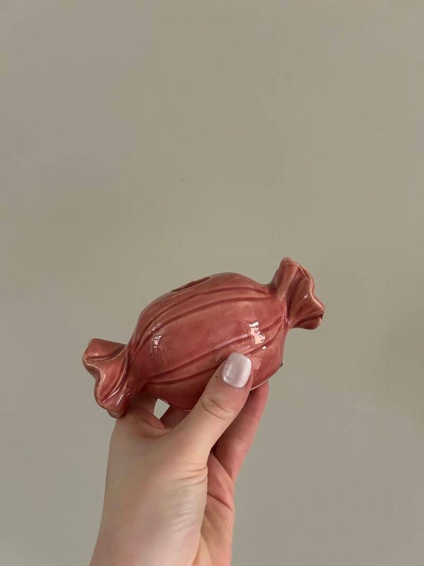 Kandelaar snoepje roze