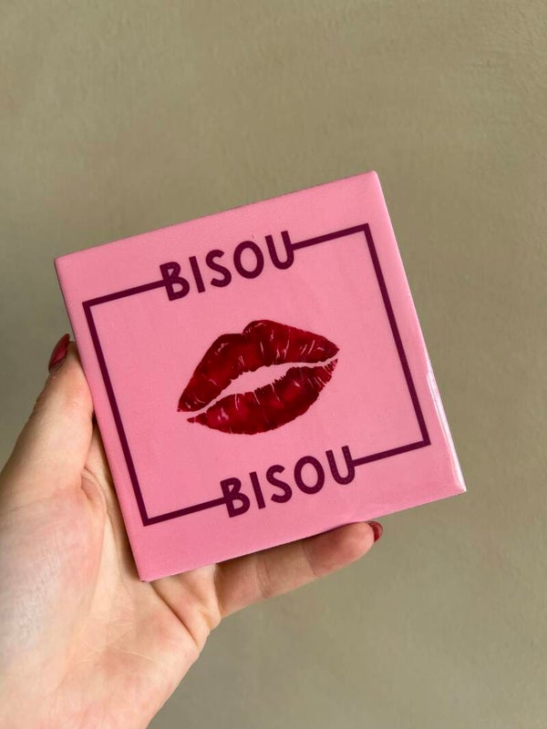 Tegeltje bisou
