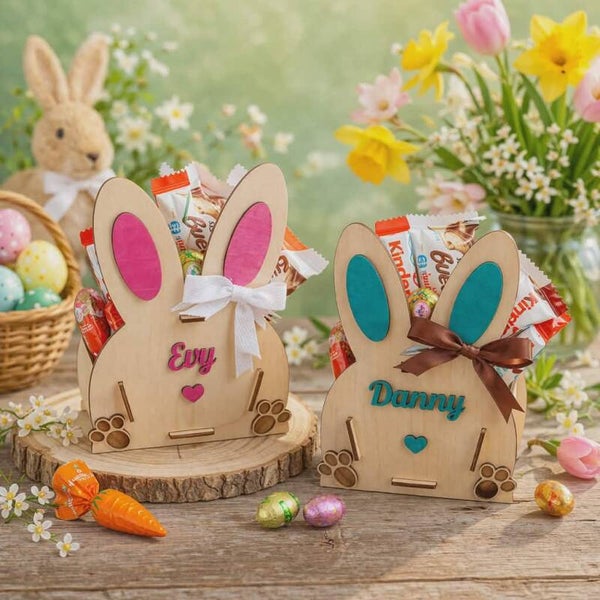 Box de Pâques personnalisée - Modèle lapin