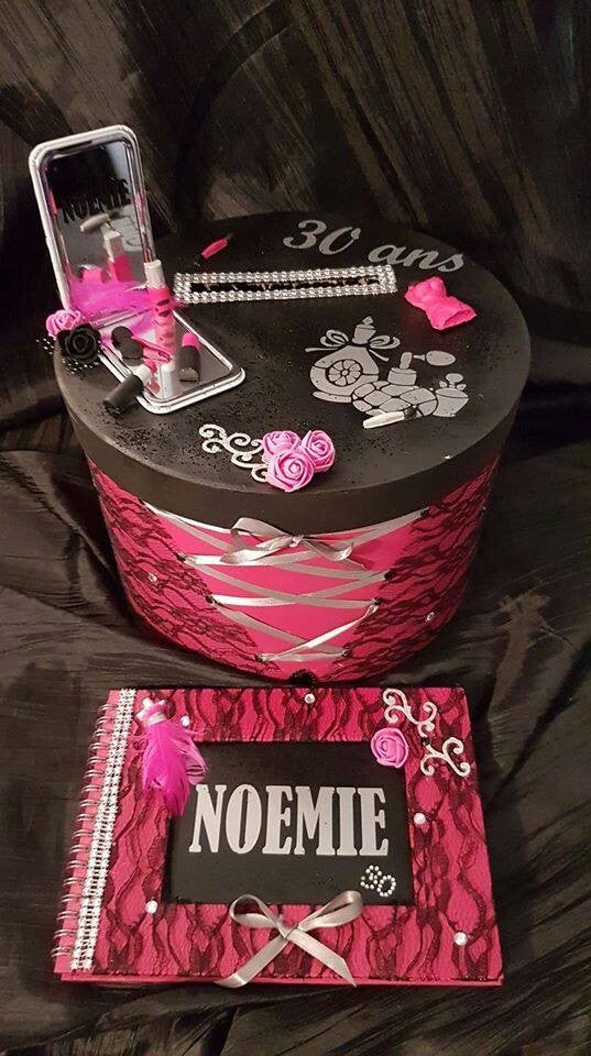 Thème dentelle/mode - Noir/Argent/Fuchsia