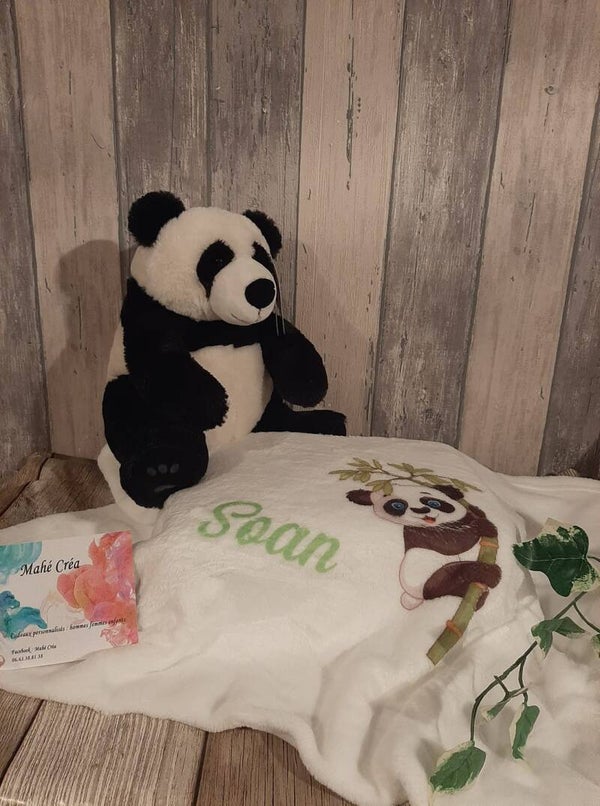 Couverture personnalisée - Modèle panda