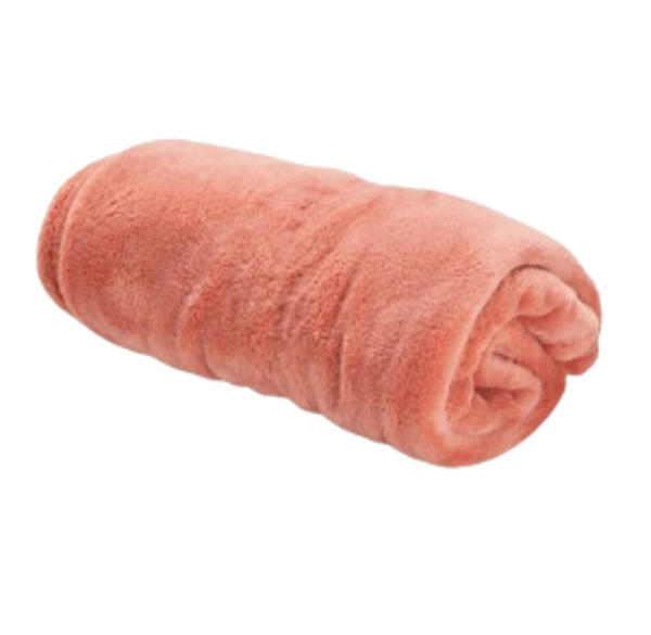 Couverture personnalisée - Modèle rose foncé 100% personnalisable selon vos souhaits