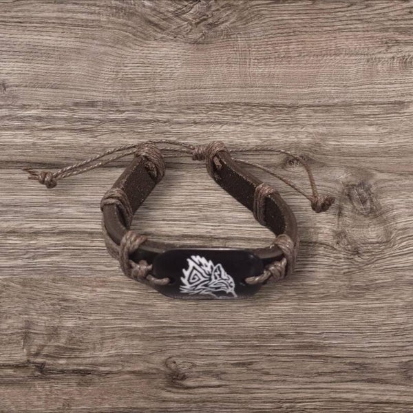 Bracelet homme en simili cuir