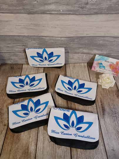 Trousse à crayons personnalisée - Modèle logo