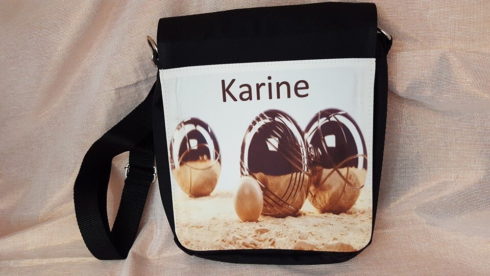 Sac bandoulière personnalisé - Modèle pétanque