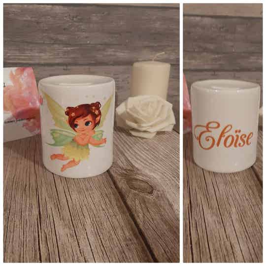 Tirelire personnalisée - Modèle fée