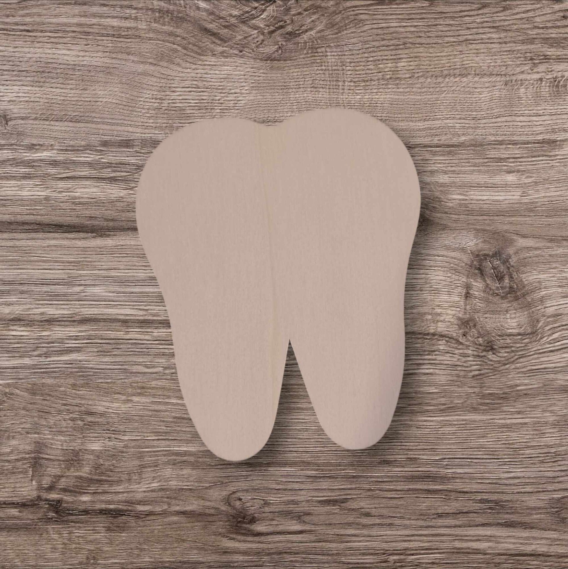 Carte à dents personnalisée en bois - Modèle 100% personnalisable selon vos souhaits