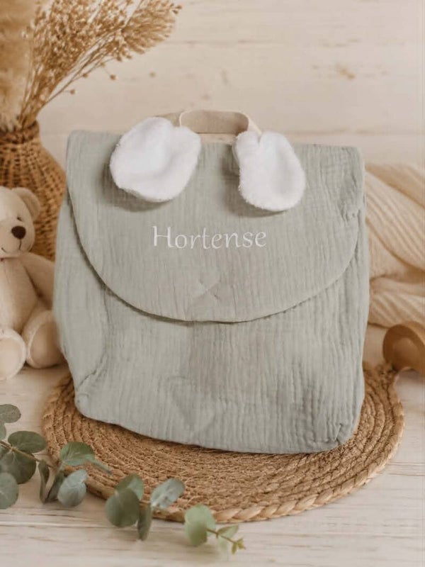 Sac à dos lapin personnalisé - Modèle texte