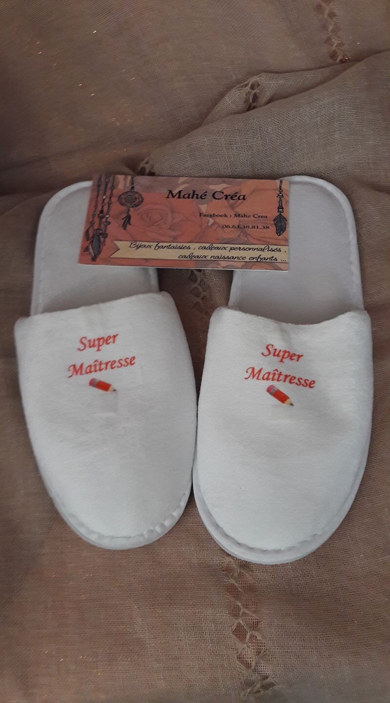 Chaussons personnalisé - Modèle crayon