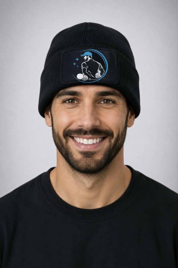 Bonnet à patch unisexe personnalisé - Modèle logo homme pétanque