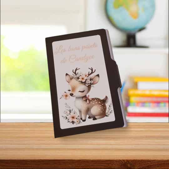 Boîte à bons points personnalisée - Modèle faon