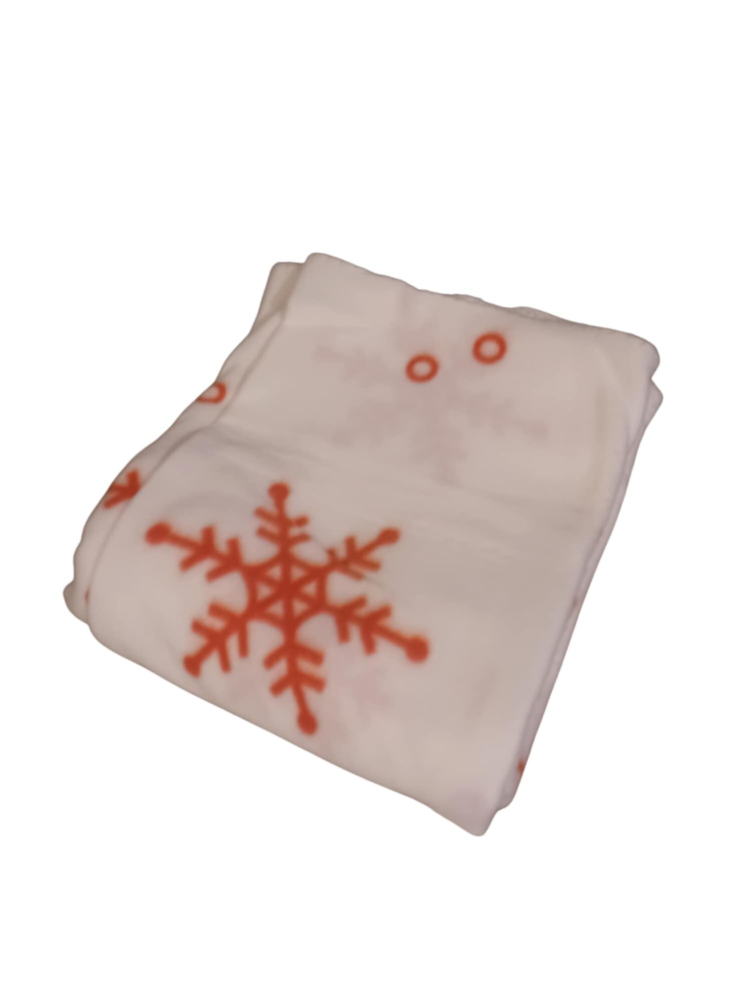 Couverture personnalisée - Modèle flocon 100% personnalisable selon vos souhaits