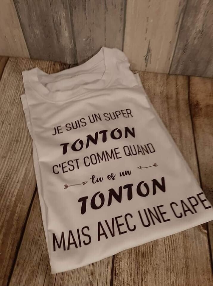 T-shirt unisexe adulte blanc sublimation- Modèle flèche