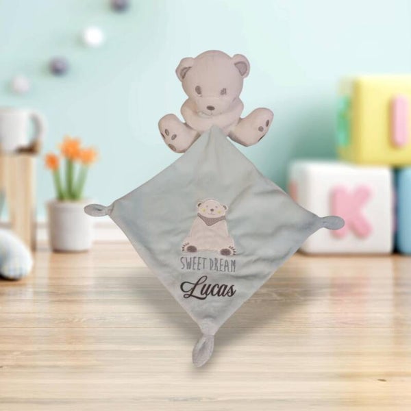 Doudou à personnalisé - Modèle ourson polaire
