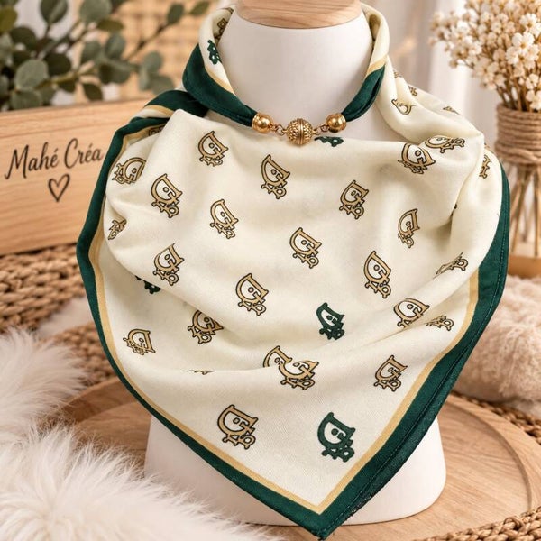 Foulard aimanté strass - Taille adulte