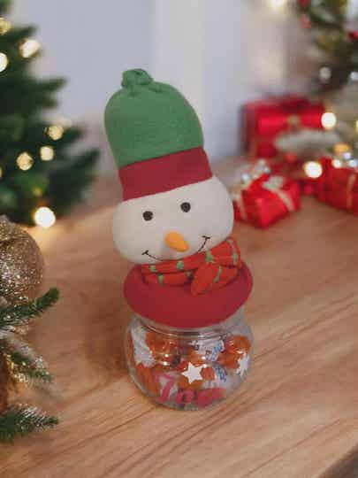 Contenant de Noël à personnalisé pour bonbons et chocolats - Modèle 100% personnalisable selon vos souhaits