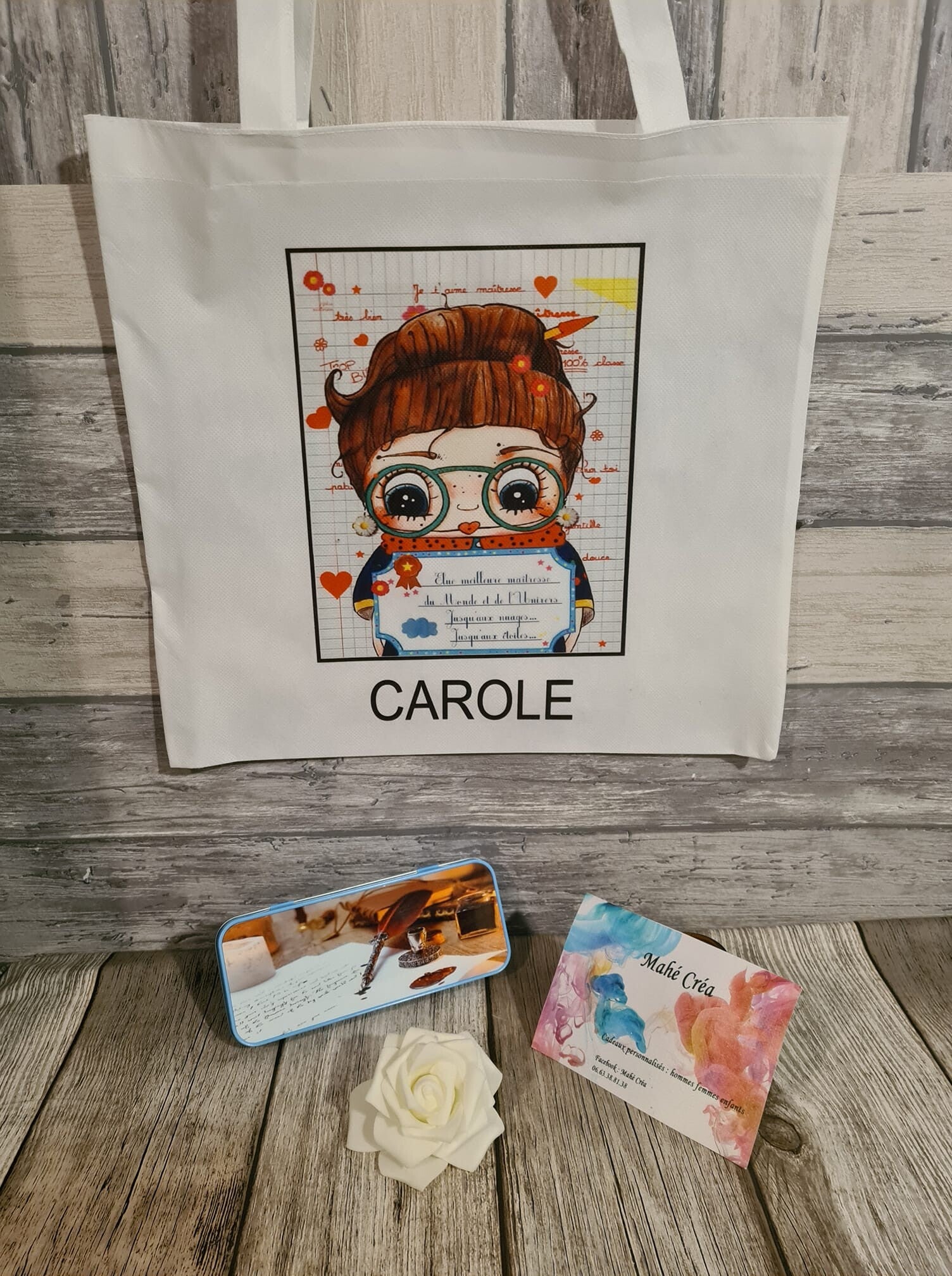 Tote bag - Modèle maîtresse