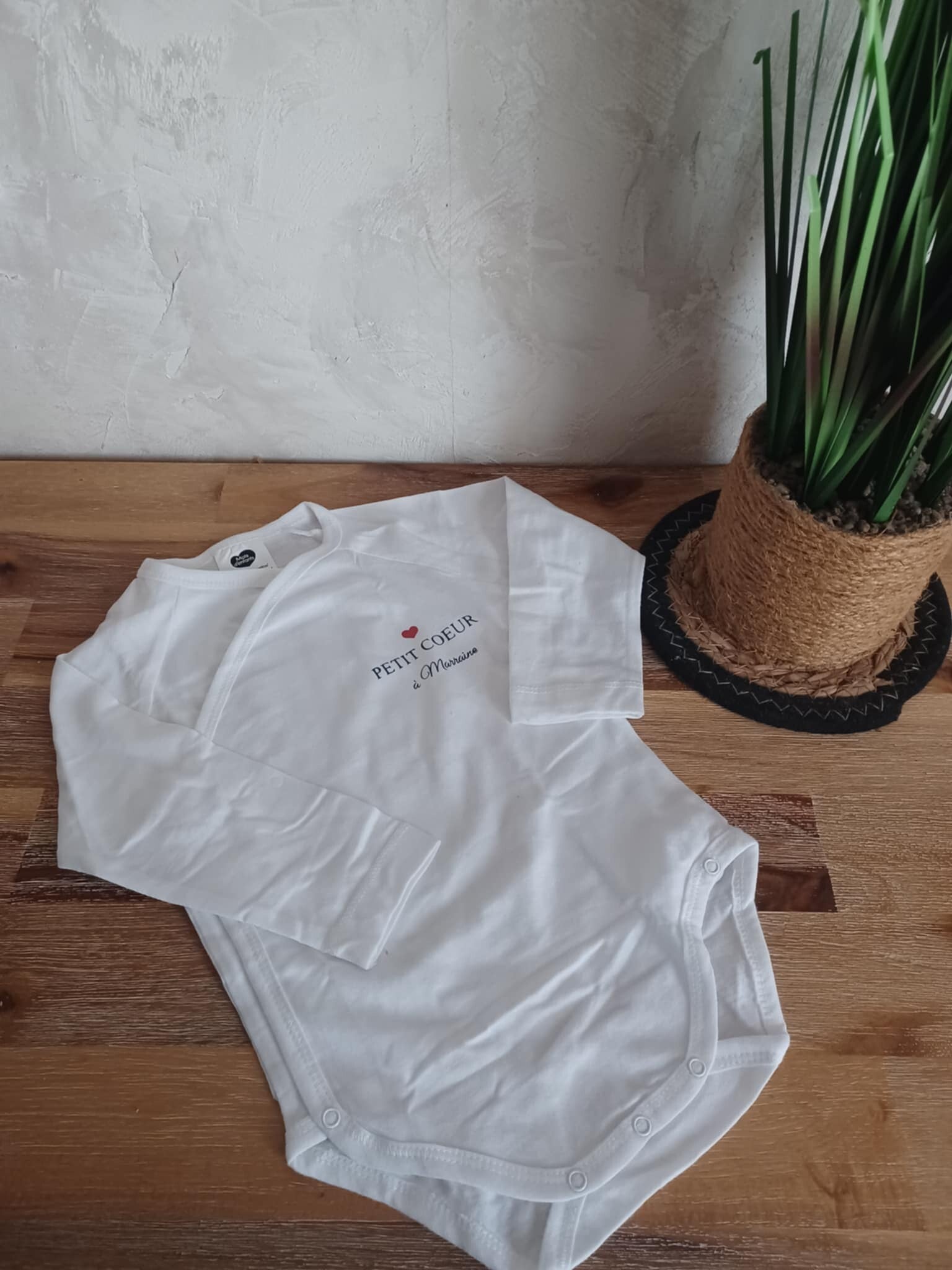 Body personnalisé - Modèle petit cœur