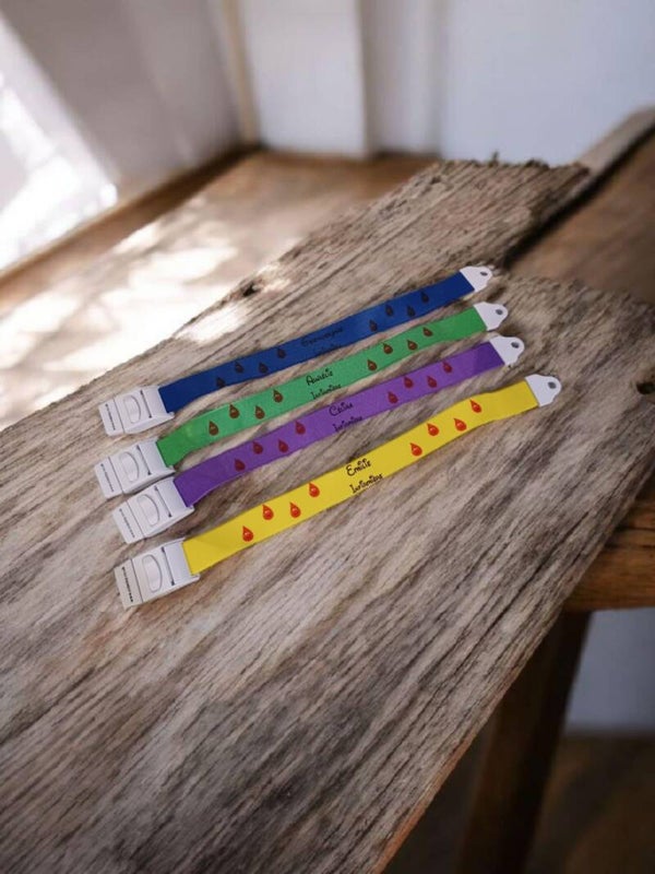 Garrot infirmier personnalisé - Modèle goutte de sang