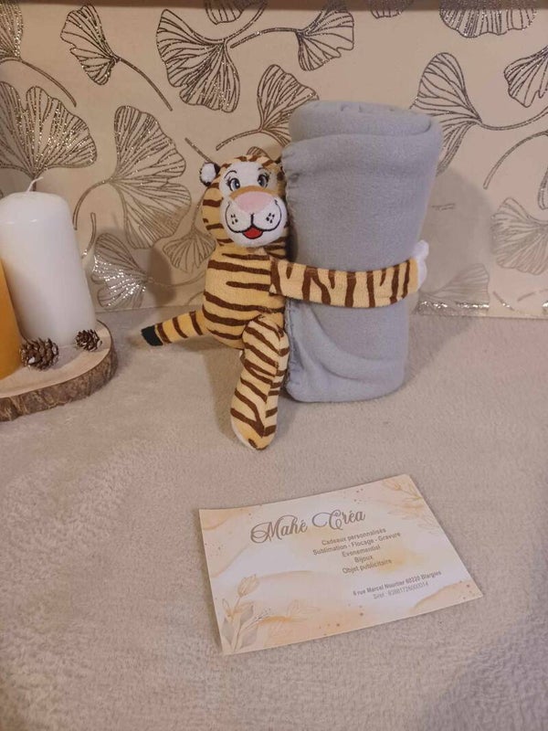 Couverture personnalisée - Modèle tigre