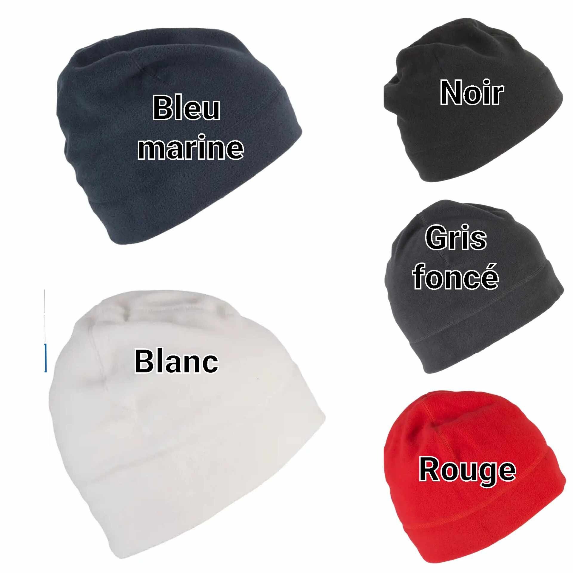 Bonnet polaire unisexe personnalisé - Modèle 100% personnalisable selon vos souhaits