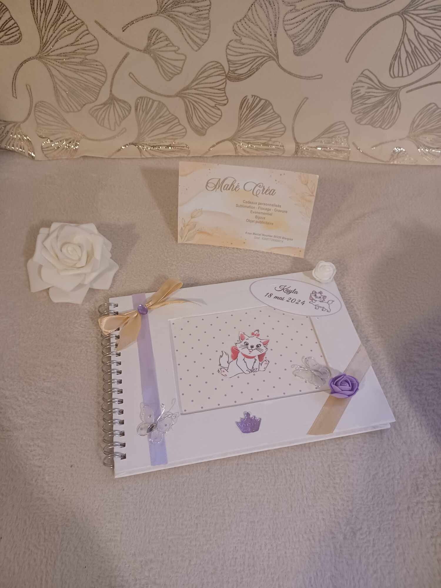 Thème Marie des aristochats - Violet/Or/Blanc