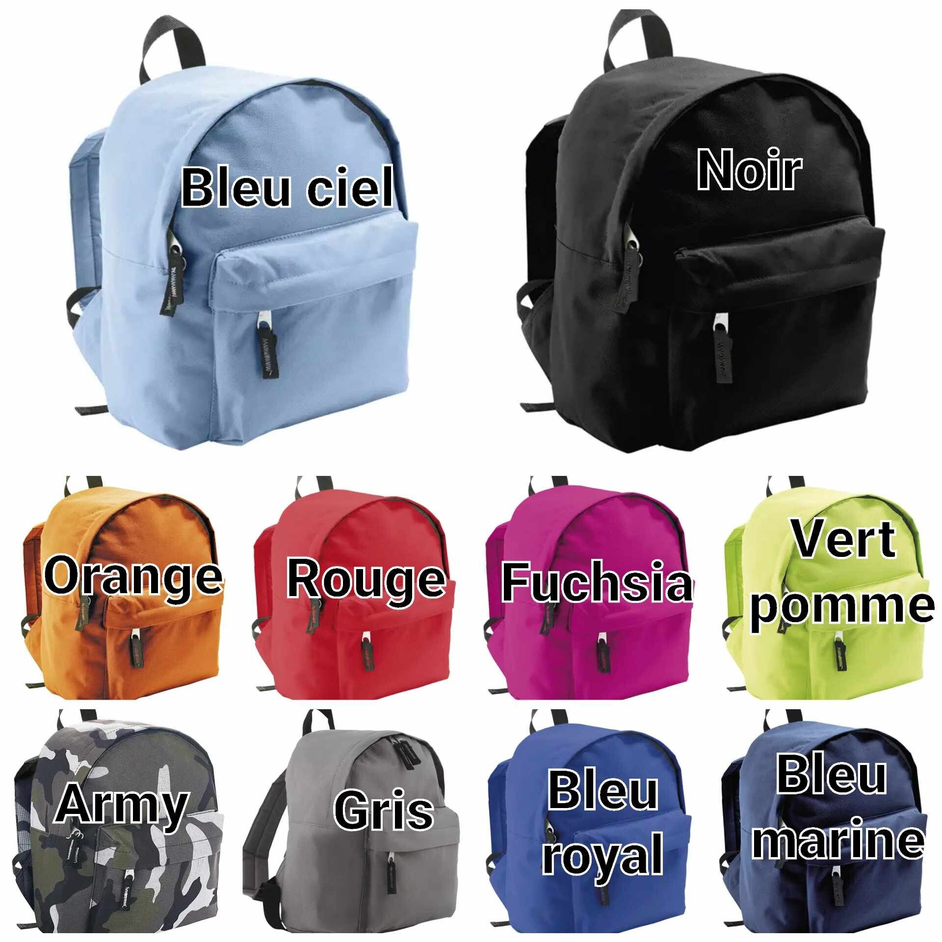 Sac à dos classique (petit format)- Modèle 100% personnalisable selon vos souhaits
