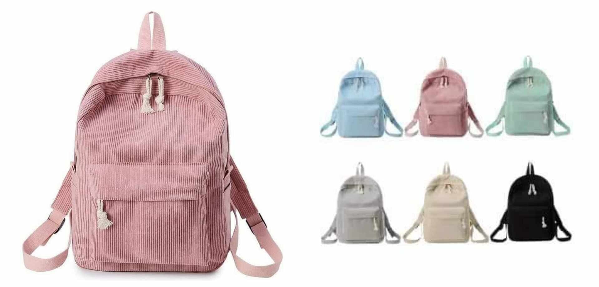 Sac à dos en velours côtelé - Modèle 100% personnalisable selon vos souhaits