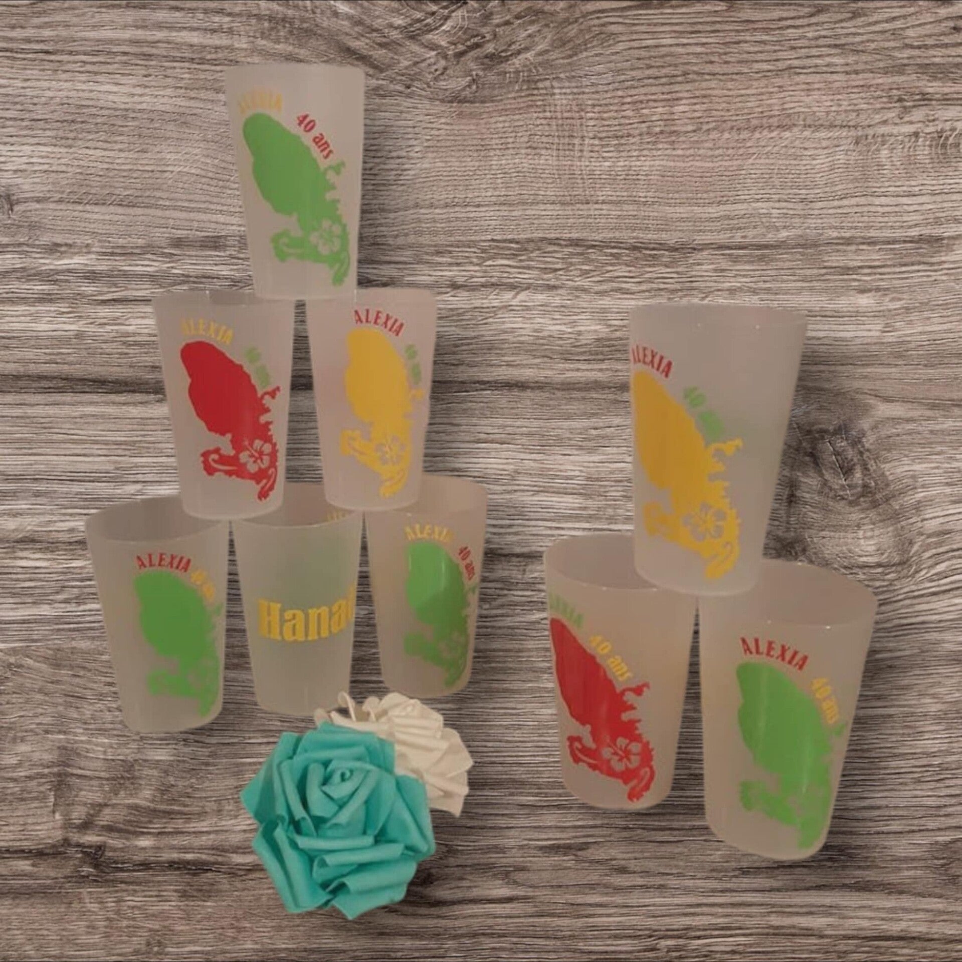 Gobelet personnalisé vinyle adhésif - Modèle Martinique