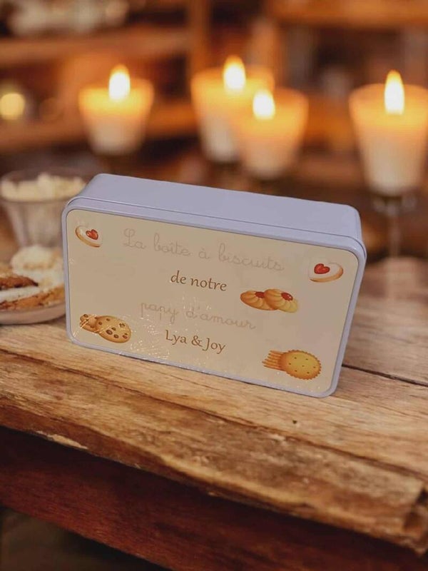 Boîte personnalisée - Modèle biscuits