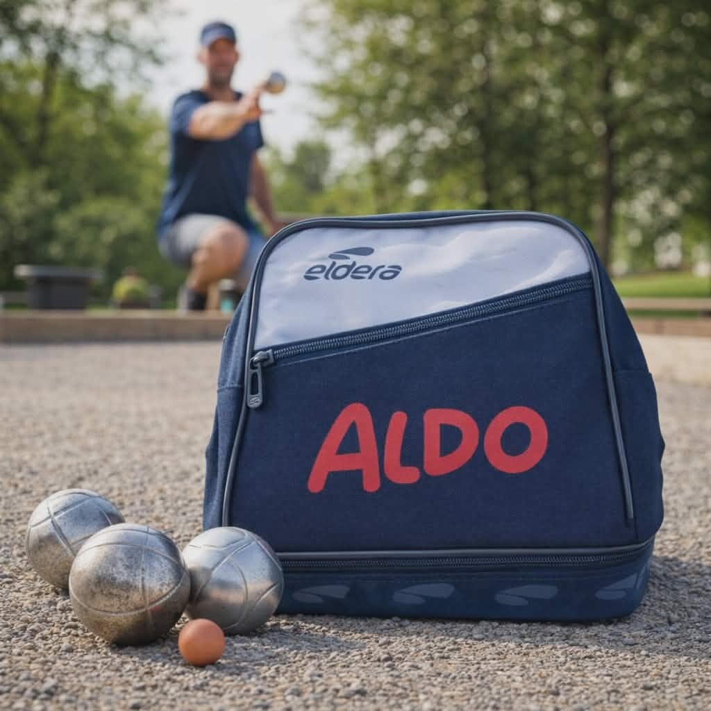 Sacoche de pétanque personnalisée Eldera - Modèle texte