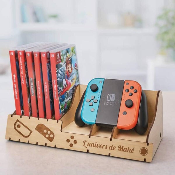 Support manette Switch personnalisé - Modèle 100% personnalisable selon vos souhaits