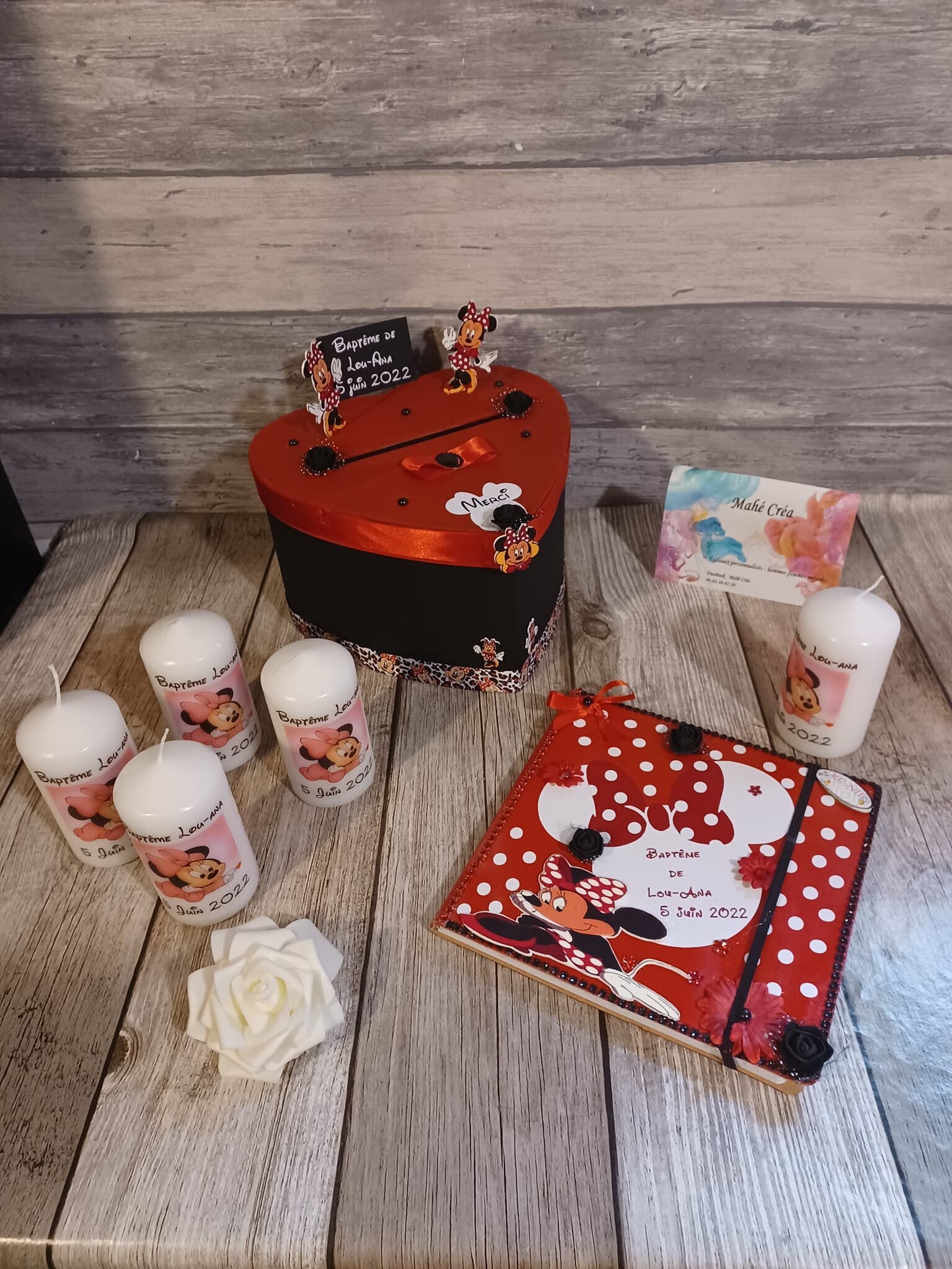 Thème Minnie - Rouge/Blanc/Noir