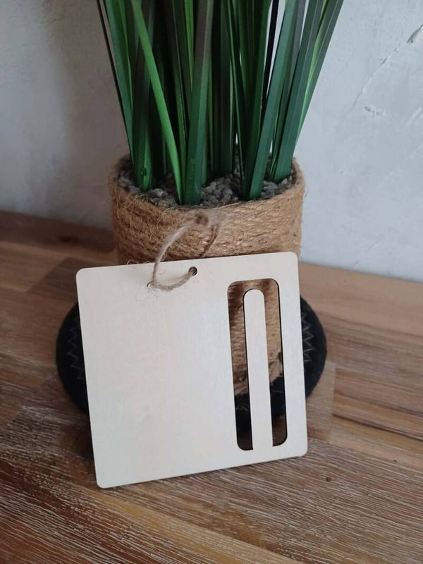 Carte porte billet en bois personnalisée - Modèle 100% personnalisable selon vos souhaits