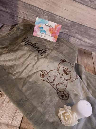 Couverture personnalisée - Modèle nounours