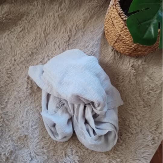 Foulard adulte - Modèle gris clair