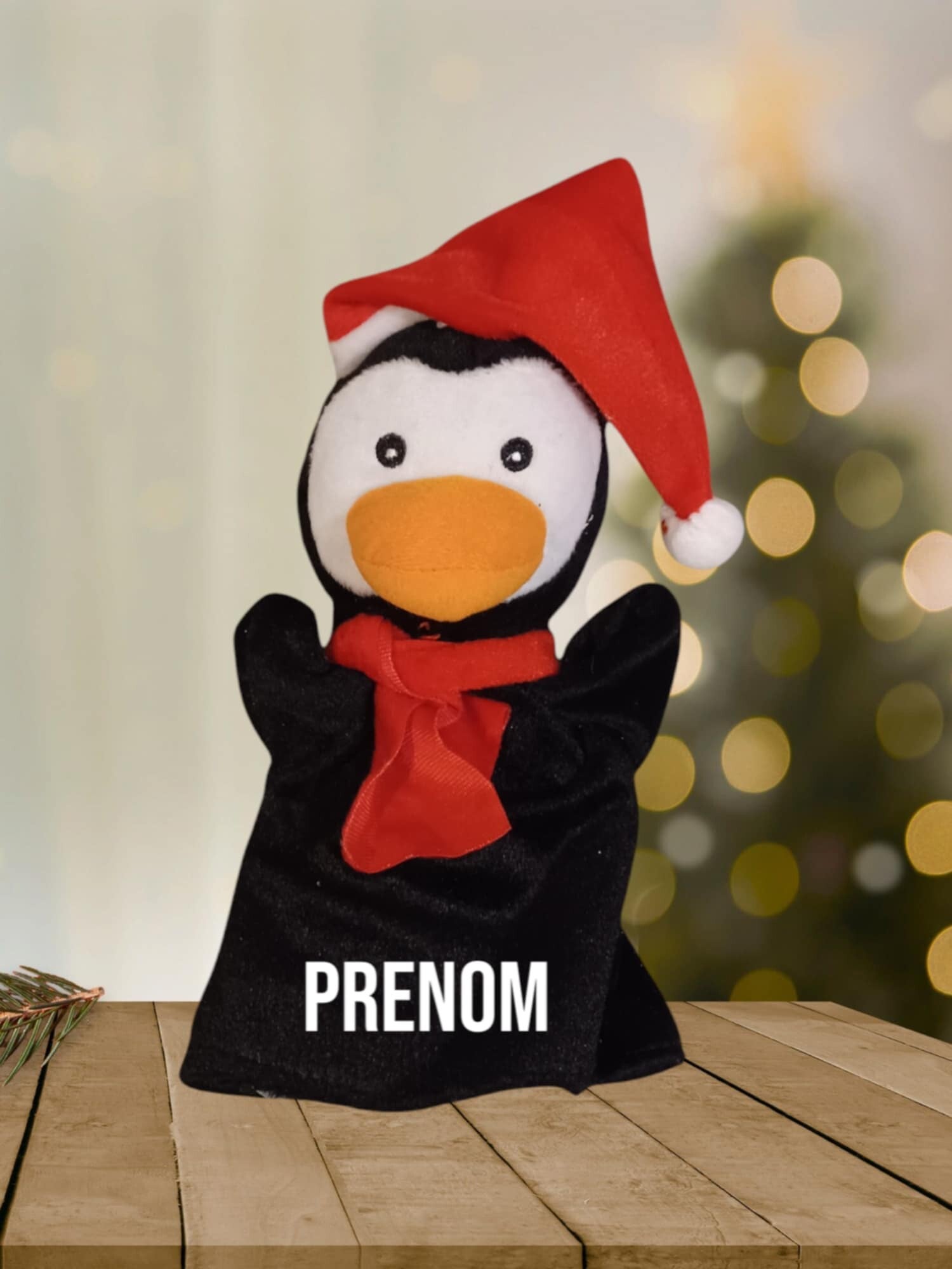 Marionnette personnalisée - Modèle pingouin