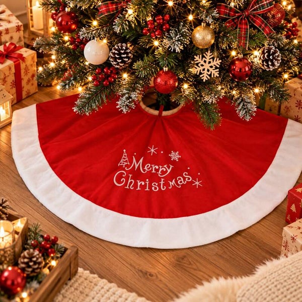 Tapis de sapin personnalisé - Modèle Merry Christmas