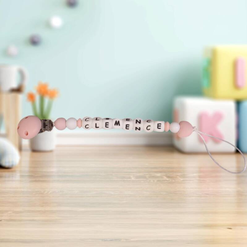 Blanc/Rose clair - Coeur