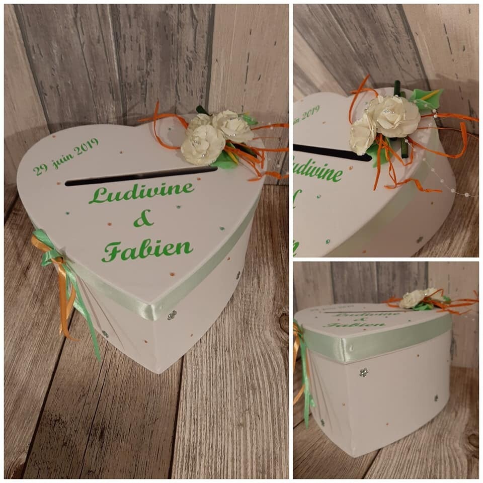 Thème fleurs - Blanc/Vert/Orange