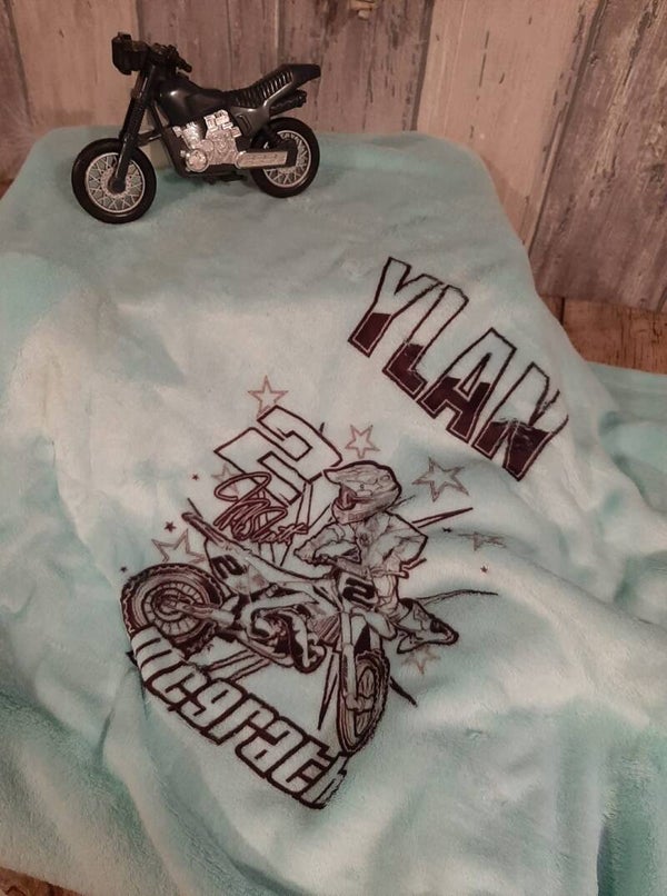 Couverture personnalisée - Modèle moto 3