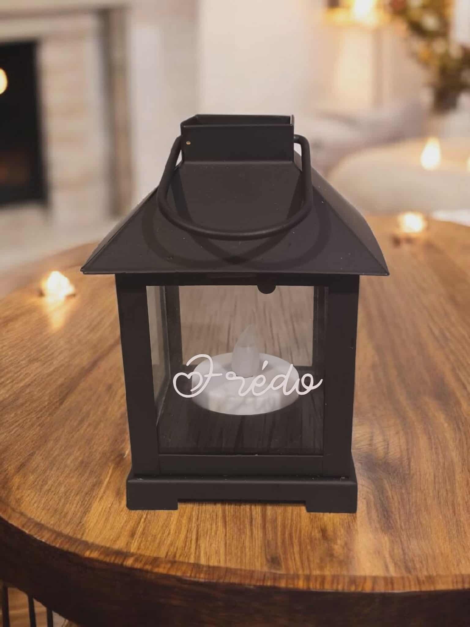 Lanterne personnalisée - Modèle 100% personnalisable selon vos souhaits