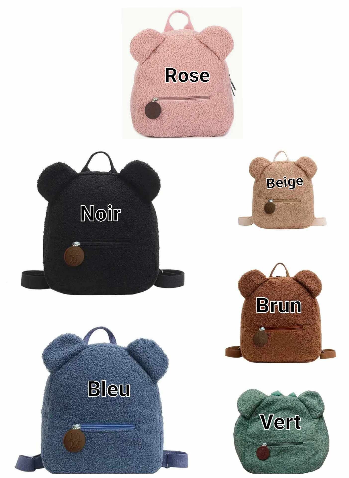 Sac à dos ourson personnalisé- Modèle 100% personnalisable selon vos souhaits