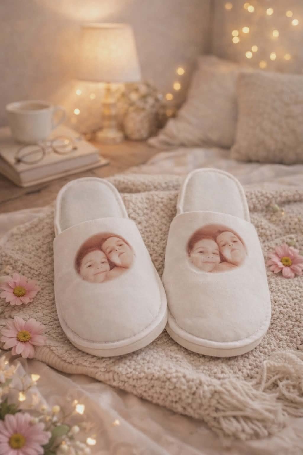 Chaussons personnalisé - Modèle photo